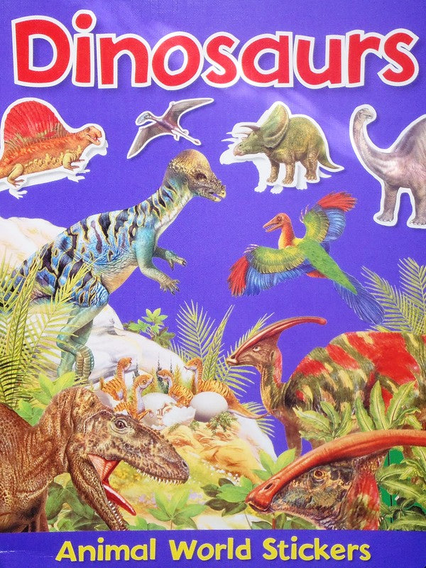 Animal World Stickers - Dinosaurs - Agenda Bookshop
