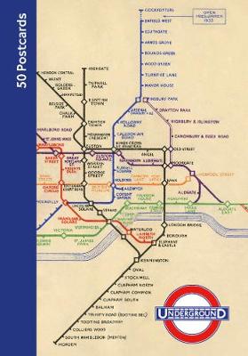 London Underground 50 Postcards - Agenda Bookshop