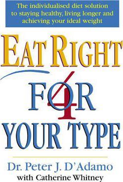 Eat Right 4 Your Type (B) - Agenda Bookshop