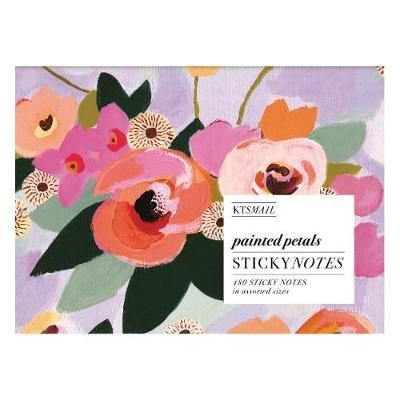 Painted Petals Sticky Notes - Agenda Bookshop