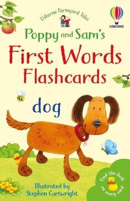 Poppy and Sam's First Words Flashcards - Agenda Bookshop