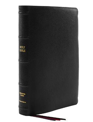 KJV, Thinline Bible, Large Print, Premium Goatskin Leather, Black, Premier Collection, Red Letter, Comfort Print: Holy Bible, King James Version - Agenda Bookshop