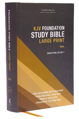 KJV, Foundation Study Bible, Large Print, Hardcover, Red Letter, Thumb Indexed, Comfort Print: Holy Bible, King James Version - Agenda Bookshop