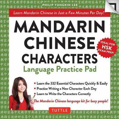 Mandarin Chinese Characters Language Practice Pad: Learn Mandarin Chinese in Just a Few Minutes Per Day!: Fully Romanized - Agenda Bookshop