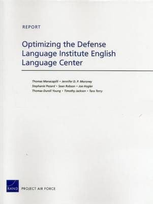 Optimizing the Defense Language Institute English Language Center - Agenda Bookshop