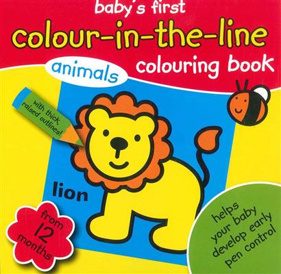 AL COLOUR BABY'S FIRST: IN-LINE ANIMALS - Agenda Bookshop