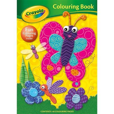 AL CRAYOLA COLOURING BOOK: BUTTERFLY - Agenda Bookshop