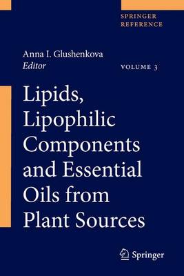 Lipids, Lipophilic Components and Essential Oils from Plant Sources - Agenda Bookshop