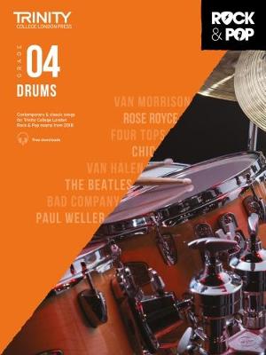 Trinity College London Rock & Pop 2018 Drums Grade 4 - Agenda Bookshop