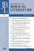 Journal of Biblical Literature 135.1 (2016) - Agenda Bookshop