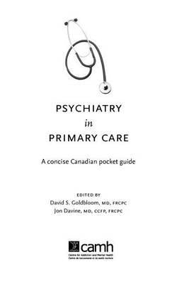 Psychiatry in Primary Care: A Concise Canadian Pocket Guide - Agenda Bookshop