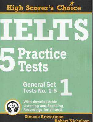 IELTS 5 Practice Tests, General Set 1: Tests No. 1-5 - Agenda Bookshop