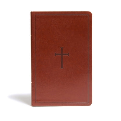 KJV Ultrathin Reference Bible, Brown LeatherTouch - Agenda Bookshop