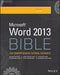 Word 2013 Bible - Agenda Bookshop