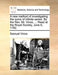 A New Method of Investigating the Sums of Infinite Series. by the Rev. Mr. Vince, ... Read at the Royal Society, June 6, 1782 - Agenda Bookshop