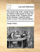 The Whole Trial of Mr. Josiah Fearn, of Leeds, in the County of York; For the Murder of Mr. Thomas Grave, at the Assizes, Carefully Taken Down in Court. the Second Edition - Agenda Bookshop