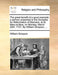 The Great Benefit of a Good Example: A Sermon Preached to the Societies for Reformation of Manners, at St. Mary-Le-Bow, on Monday, March 20th, 1737. by William Simpson, - Agenda Bookshop