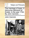 The Marriage of Isaac. a Discourse Delivered at Exeter, in the Year 1744. by John Cennick, ... - Agenda Bookshop