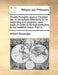 Private Thoughts Upon a Christian Life; Or Necessary Directions for Its Beginning and Progress Upon Earth, in Order to Its Final Perfection in the Beatifick Vision. Part II - Agenda Bookshop