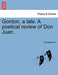 Gordon, a Tale. a Poetical Review of Don Juan. - Agenda Bookshop