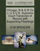 Chicago, B & Q R Co V. U S U.S. Supreme Court Transcript of Record with Supporting Pleadings - Agenda Bookshop