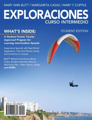 Exploraciones curso intermedio (with iLrn Printed Access Card and Student Activities Manual) - Agenda Bookshop