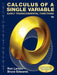 Calculus of a Single Variable: Early Transcendental Functions - Agenda Bookshop