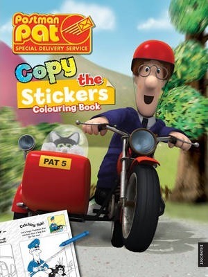 Postman Pat Copy the Sticker Colouring Book - Agenda Bookshop