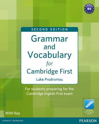 Grammar & Vocabulary for FCE 2nd Edition with key + access to Longman Dictionaries Online - Agenda Bookshop