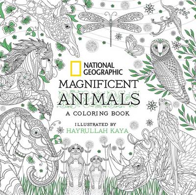 National Geographic Magnificent Animals: Coloring Book - Agenda Bookshop