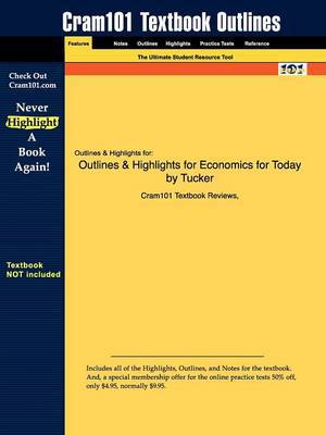 Studyguide for Economics for Today by Tucker, Irvin B., ISBN 9780324591361 - Agenda Bookshop