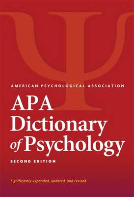 APA Dictionary of Psychology - Agenda Bookshop