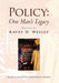 Policy: One Man's Legacy - Agenda Bookshop