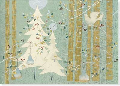 Deluxe Boxed Christmas Cards: Pines & Birches - Agenda Bookshop
