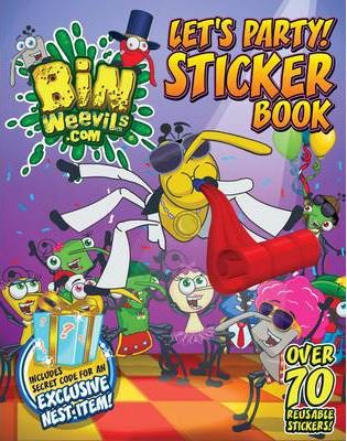 Bin Weevils Let's Party! Sticker Book - Agenda Bookshop
