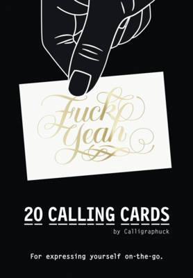 Calligraphuck Calling Cards - Agenda Bookshop