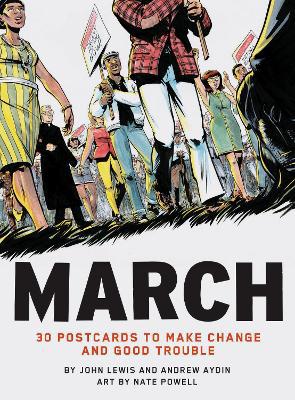 March: 30 Postcards to Make Change and Good Trouble - Agenda Bookshop