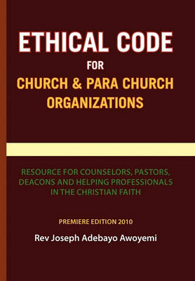 Ethical Code for Church and Para Church Organizations - Agenda Bookshop