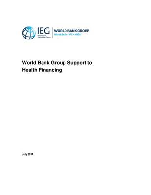 World Bank Group Support to Health Financing - Agenda Bookshop