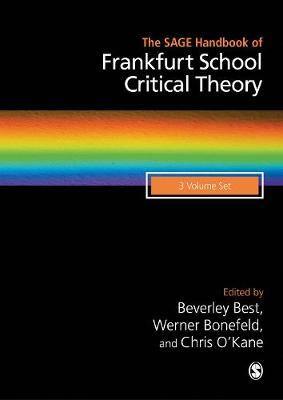 The SAGE Handbook of Frankfurt School Critical Theory - Agenda Bookshop