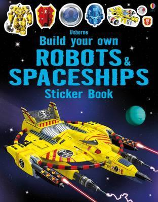 Build Your Own Robots and Spaceships Sticker Book - Agenda Bookshop