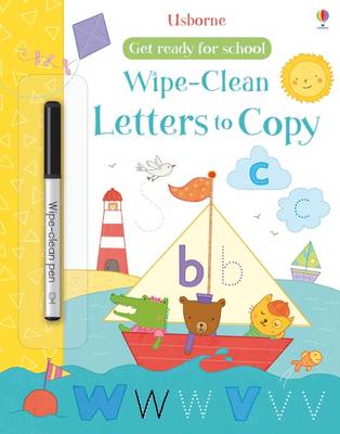 Get Ready for School Wipe-Clean Letters to Copy - Agenda Bookshop