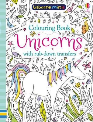 Colouring Book Unicorns with Rub-Down Transfers - Agenda Bookshop