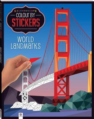 Kaleidoscope Colour by Stickers: World Landmarks - Agenda Bookshop