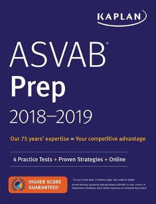 ASVAB Prep 2018-2019: 4 Practice Tests + Proven Strategies + Online - Agenda Bookshop