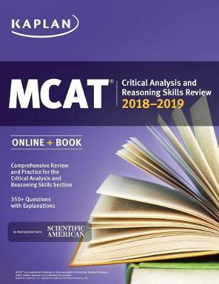 MCAT Critical Analysis and Reasoning Skills Review 2018-2019: Online + Book - Agenda Bookshop