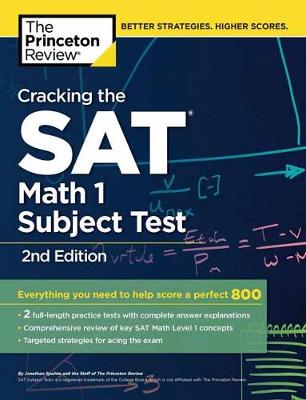 Cracking the Sat Math 1 Subject Test - Agenda Bookshop