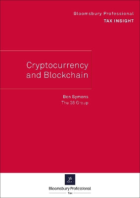 Bloomsbury Professional Tax Insight - Cryptocurrency and Blockchain - Agenda Bookshop