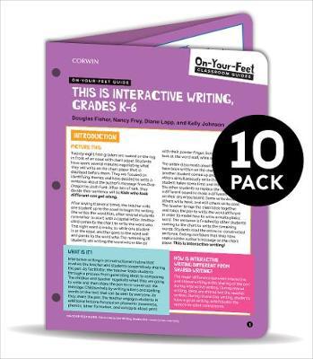 BUNDLE: Fisher: On-Your-Feet Guide: This is Interactive Writing: 10 Pack - Agenda Bookshop