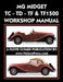 MG Midget Tc-Td-Tf-Tf1500 Workshop Manual - Agenda Bookshop